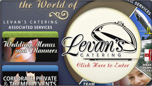 Website Design for Levans Catering